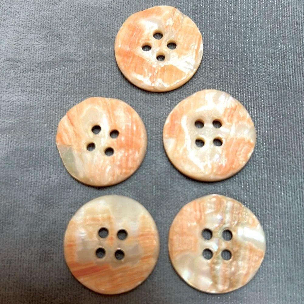 Vintage mother of pearl iridescent buttons Antique - Picture 6 of 14